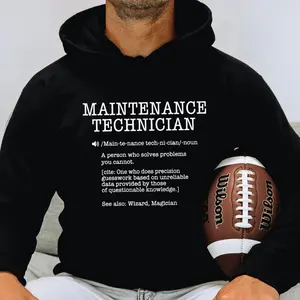 Funny Repairmen Gift, Maintenance Technician Definition Hoodie, Unisex Sweater Pullover Tee, Gift for Dad, Coworker Gift, Maintenance Tech