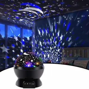 Star Night Light for Kids - 360° Ceiling Projector, Glow-in-the-Dark | Children's Day & Birthday Gift for Boys & Girls