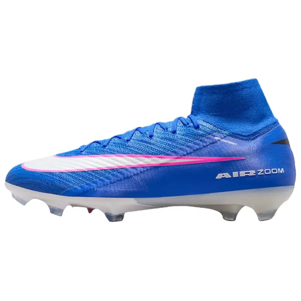 Nike Zoom Mercurial Superfly 10 Elite FG Attack Pack Comfort Soccer Cleats Unisex Racer Blue White FQ1454-446