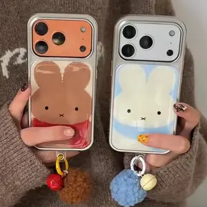 Cute scarf Miffy rabbit phone case suitable for Apple 16/17 Pro Max, IP15, 14 Pro, women's model