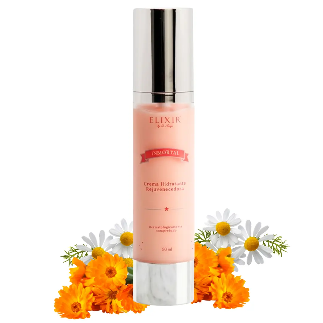 Elixir by la Maga Crema Antiedad Inmortal - Hydrating Face Cream Anti-Aging Regenerating Moisturizer with Retinol Niacinamide Hyaluronic Acid 50ml