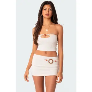 Rosalie Beaded Cut Out Tube Top