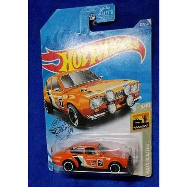 '70 Ford Escort RS1600 Baja Blazers Hot Wheels Die-Cast | Classic Rally Car Collector's Edition