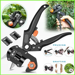 Pro Pruning Shears Garden Grafting Knife Tool Set Kit Fruit Tree Scissor Cutter