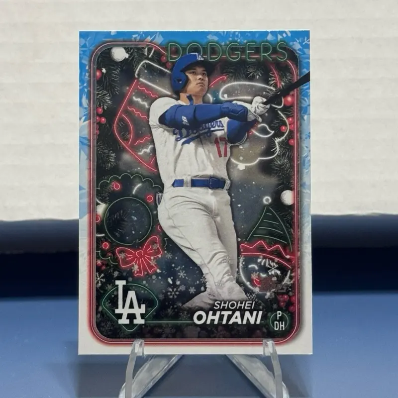 Shohei Ohtani Dodgers Baseball Holiday Card