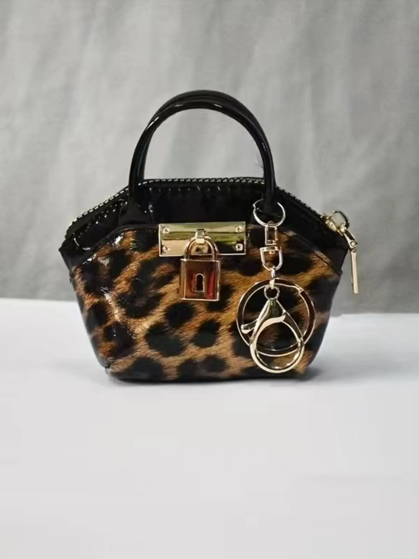 Leopard Pattern Mini Shell Bag, Zipper Closure Crossbody Handbag, Fashion Crossbody Purse, Versatile Women's Small Backpack, All-Season Casual Style