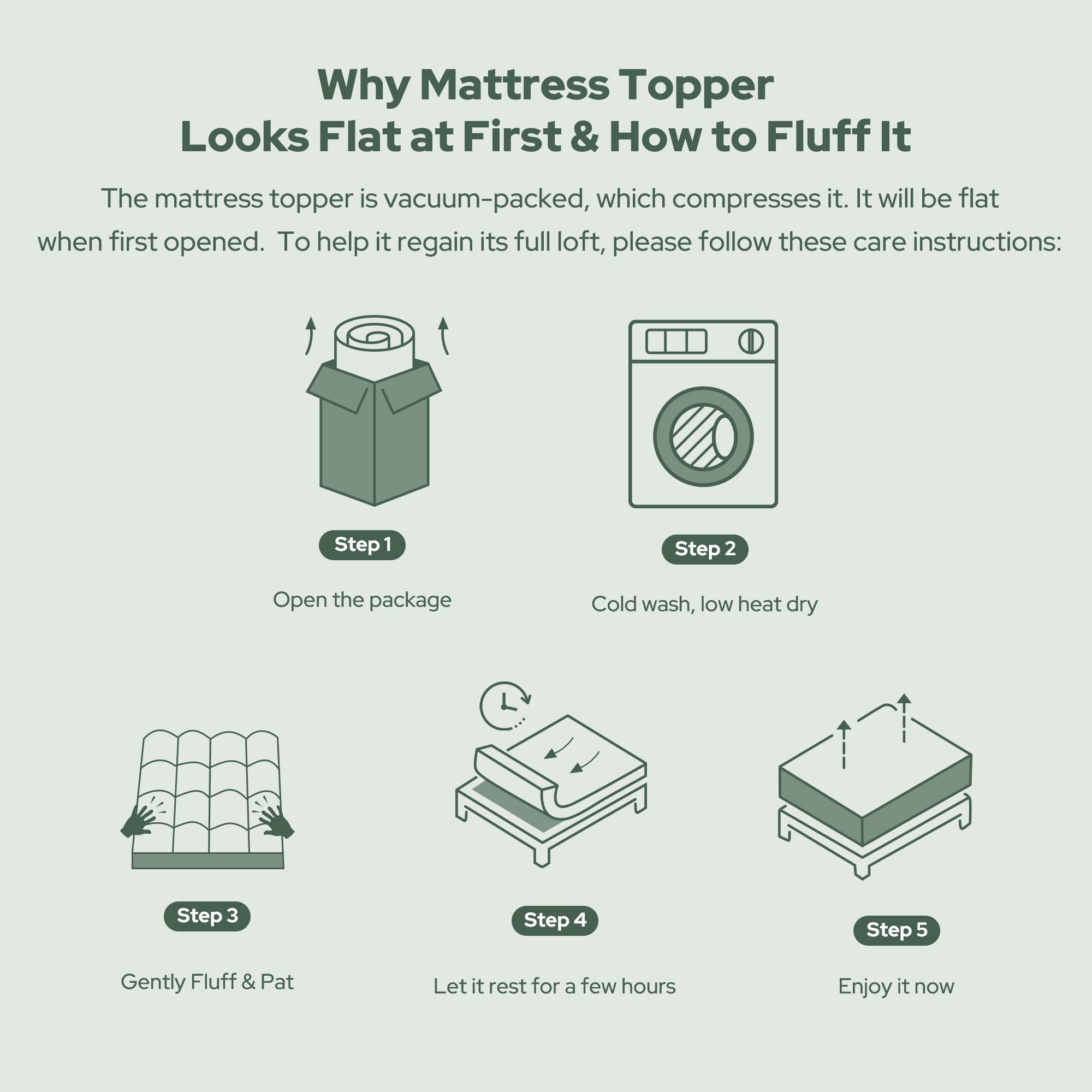 SpringGlowUp【BEDLORE】Extra Thick Breathable Mattress Pad, Golden Ball Pattern, Quilted Fitted Sheet Protector with Plush Pillow Top, Breathable & Cooling Cover, Comfy&Luxury, Deep Pocket Design (Fits 6-18 Inches),  Ideal for Bedroom & Home Use