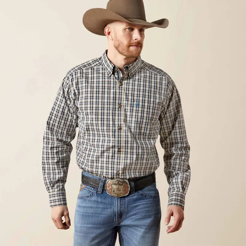 ARIAT MEN BLACK PRO TEX LS SHIRT-10065775