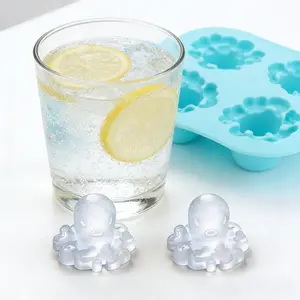 2PCS Octopus Silicone Mold – 4 Cavities Cute 3D Octopus Shape Mold, suitable for making chocolate, sweets, jelly, ice cubes, resin, and soap. Non-BPA, non-stick material, food-grade silicone mold.  Mother’s Day, Father’s Day.Perfect for home use.