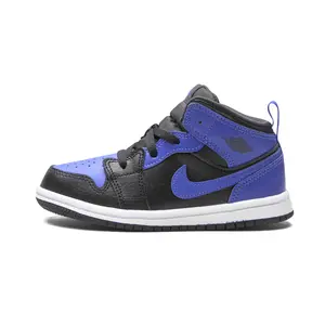 Jordan 1 Mid TD "Black/Hyper Royal"