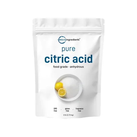 Micro Ingredients Pure Citric Acid Powder, 6lbs