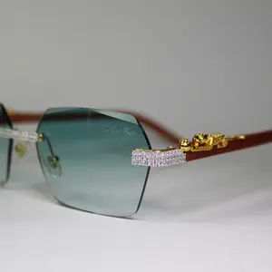 New Loyal Leopard Limited Edition Iced Out Diamond Cut Sunglasses