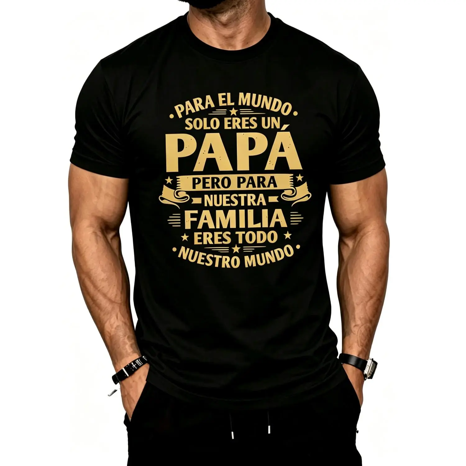 Stylish Men's Short Sleeve Cotton T-Shirt for Casual Daily Wear and Summer Comfort Perfect Gift for Father's Day
