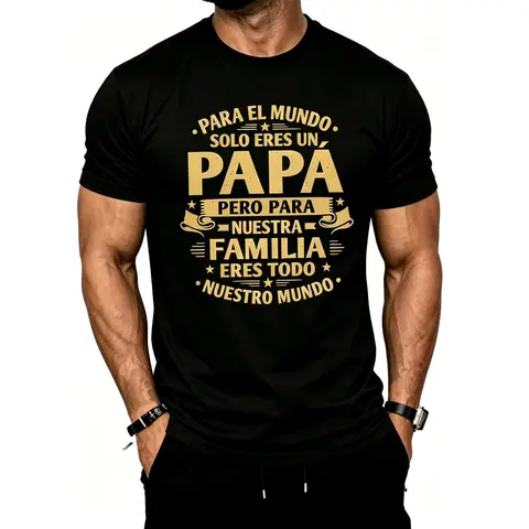 Stylish Men's Short Sleeve Cotton T-Shirt for Casual Daily Wear and Summer Comfort Perfect Gift for Father's Day