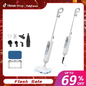 [FebFaves]Lightweight Detachable Handheld Steam Mop Cleaner for High temperature disinfection&Cleaning,Suitable for walls, floors, tiles, corners, grease and sticky stains