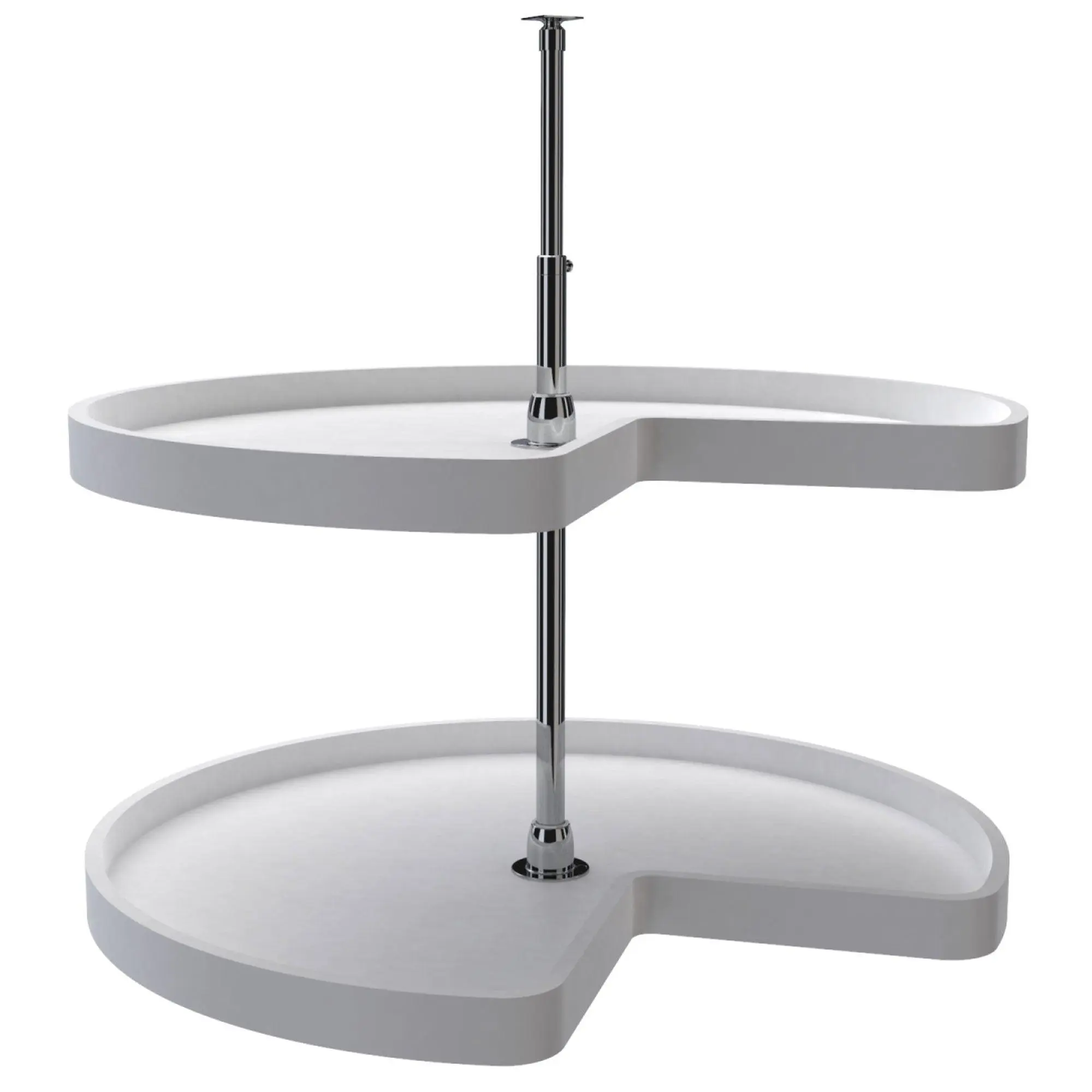Rev-A-Shelf 32 Inch Kidney Lazy Susan Corner Wall Cabinet 2-Shelf, 6472-32-11-52