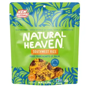Natural Heaven Southwest-Style Rice – Low Carb, High Fiber, Gluten Free, Hearts of Palm Rice