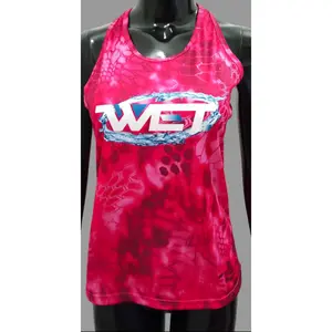 WET. Founders Edition Ladies "Racer-Back" Tank Top - Bahama Breeze
