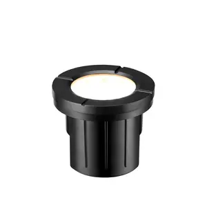 LeonLite Piano Landscape In-Grade Light - Black - 3000K