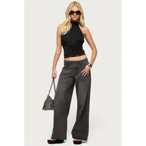 Meredith Low Rise Wide Leg Jeans