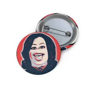THUMALA PIN BUTTON, Kamala Harris Cartoon Character, Vote for Kamala, Election 2024, Political humor, funny, meme, Gift for Kamala Supporter, Vote Blue, Graphic Art, USA, America, Democrat, Thumb Debates, Thumb Character, Thumbs, SHBOOM! SHBOOMTV
