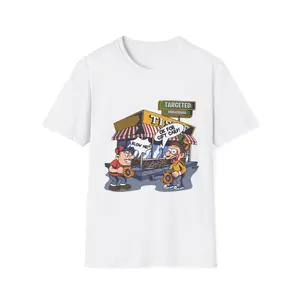 T-Shirt — Cartoon Target Practice Ice Cream Stand Design