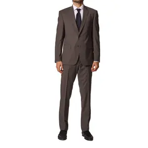 JB Britches Wool Stretch Suit - Dark Taupe