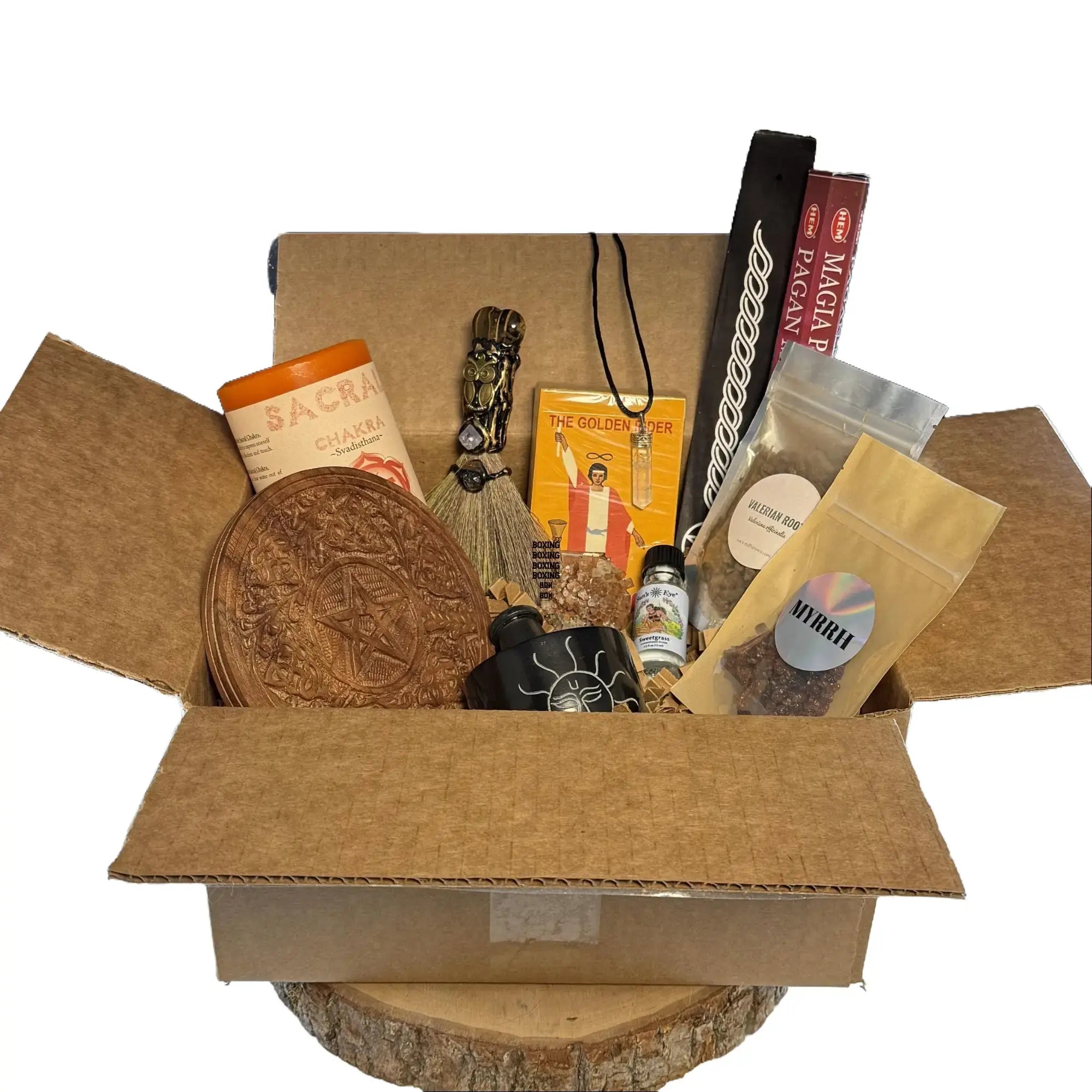 Summer Solstice Ritual Box | Litha Crystal, Incense, Altar Set (Small, Medium, Large) by
