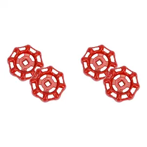 4 Pack Outside Faucet Handles Replacement Faucet Wheel Handle Stem Hole Hose Bib Handle Cast Iron Water Spigot Handle