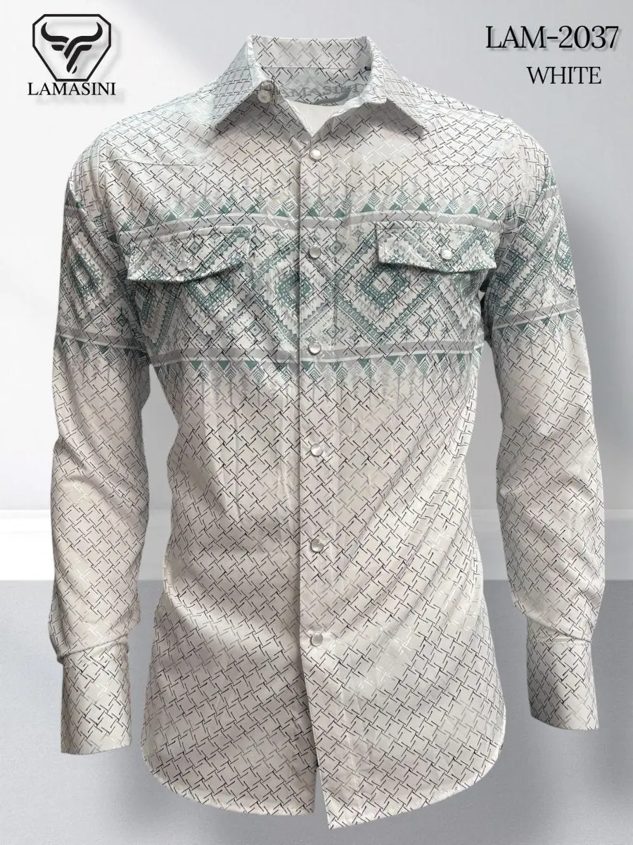 Camisa de Vaquera Estampada Lamasini Jeans LAM-2037