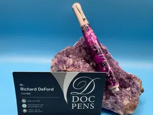 Hand-made Zen Pen from Doc Pens - Electric Purple