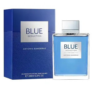 Antonio Banderas Perfumes - Blue Seduction - EDT for Men - Long Lasting Fragrance - 6.8 fl oz - You Guys try it ultramalecologne vintageheroescologne