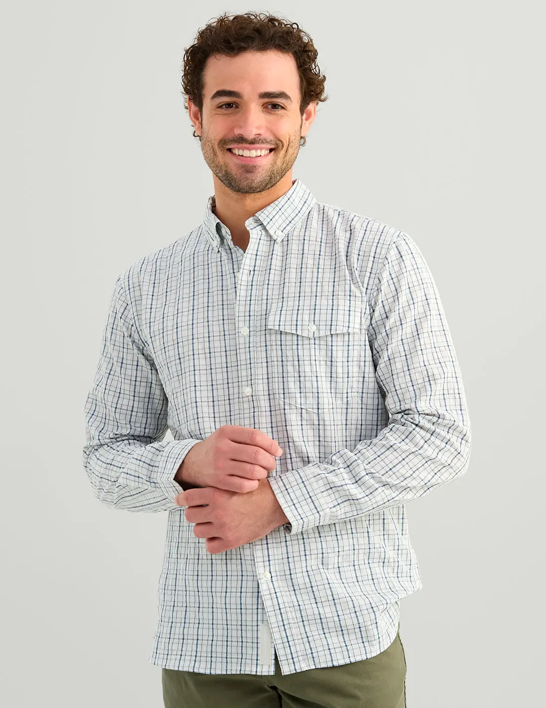 HUK Chatham Long Sleeve Button-Down