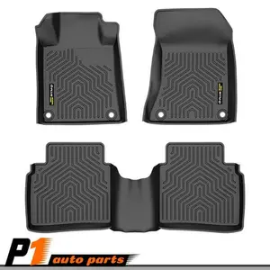 G-PLUS TPE Car Floor Mats - 3pcs 3D All-Weather Liners for 2019-2024 Nissan Altima, Waterproof, Anti-Slip, Easy-Clean, Car Interior Accessories, Cars Accessories
