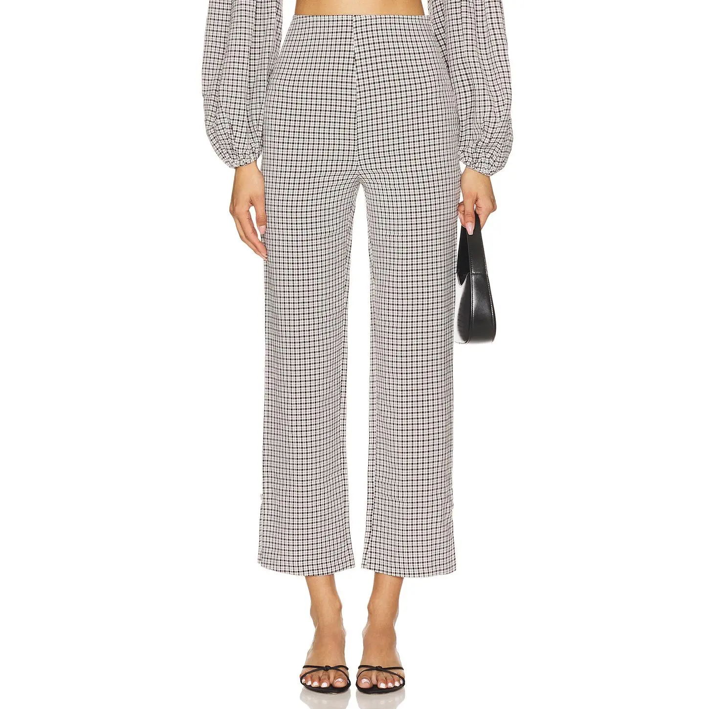 Stone Cold Fox x REVOLVE Liz Pant in Black & White Gingham