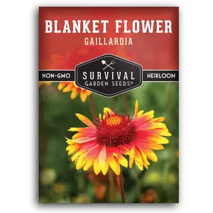 Blanket Flower Seeds - Elegant Seeds in Packaging, Ideal for Gardening and Natural Planting