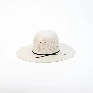 RODEO KING Arrow 25X Open Crown 5" Brim Straw Cowboy Hat