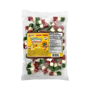 Dulces Tipicos Bandera De Coco Pinatera Coconut Mexican Candy (50 Count) Sweet Snack Coconut Flavor Sweet Snack Bonbon, Dulces Mexicanos