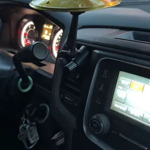 Car Mini crash Cymbal with  Mini Drum sticks, Car Cymbal Drum Air Vent Drum Accessories Lnterior, Platillo De Bateria Para Auto, Make Your Driving More Fun, Easy Installation And Rugged, Percussion Instrument, Suitable For All Types Of Vehicles