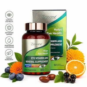 Lutein Eye Vitamins Supplement - Nutritional Support for Macular Health & Dry Eye Comfort - Contains Lutein Zeaxanthin Zinc Vitamins C & E - Daily Vision & Eye Wellness Formula - 60 Capsules