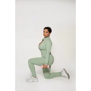 3 piece Active set - Sage