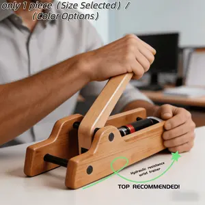 Arm Strength Training Equipment 1-12 Level Adjustable Hydraulic Resistance for Home Fitness - Forearm Power Improver for All Skill Levels