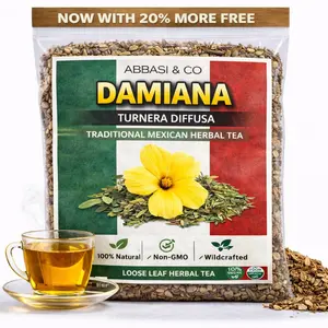 5oz Mexican Damiana Tea – Hojas de Damiana – Turnera diffusa – Damiana de california 100% Natural Herbal Tea | Wild-Harvested | Authentic Mexican Herbal Blend | Relaxation & Wellness Support IMPORTED FROM MEXICO