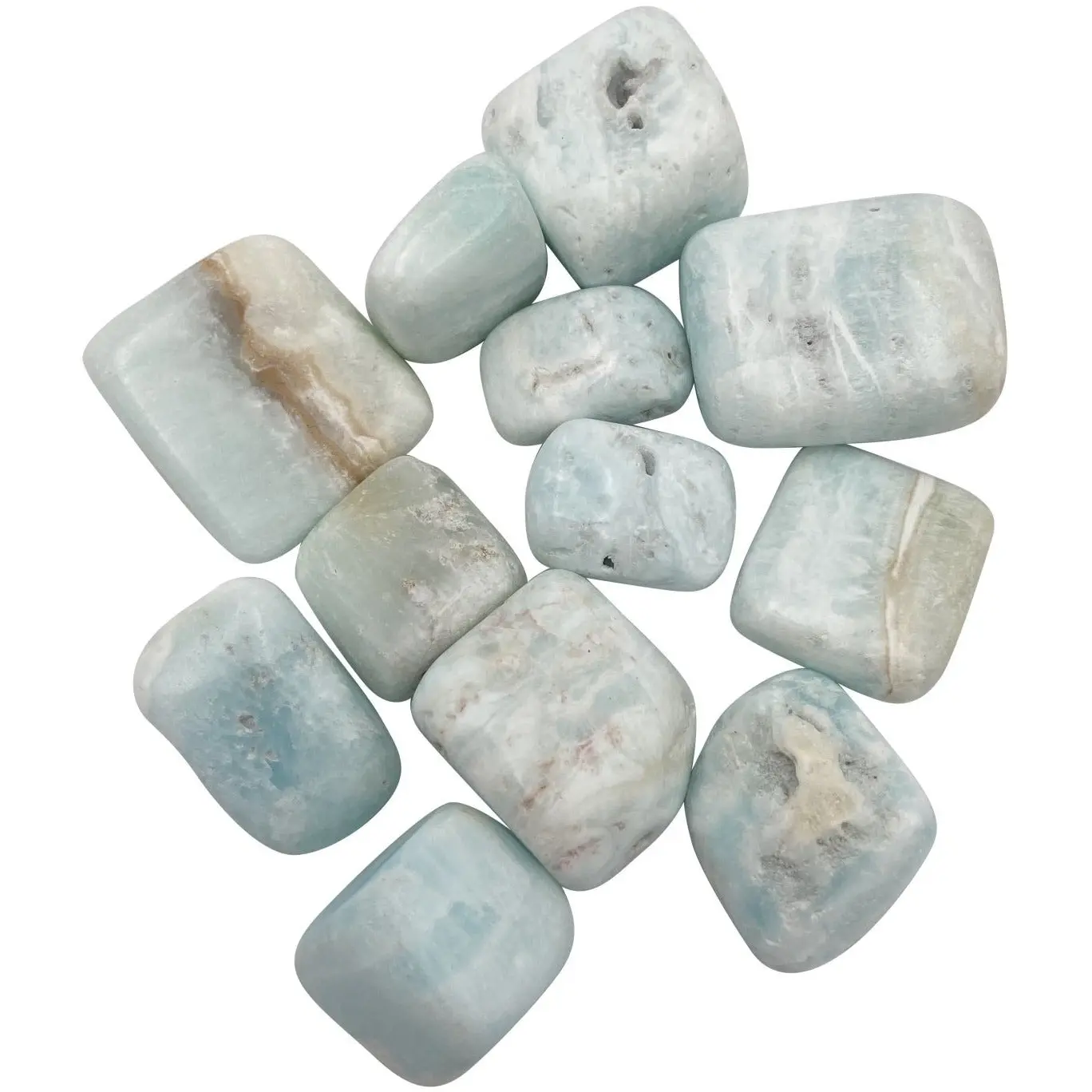 Tumbled Caribbean Calcite