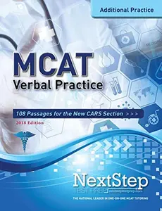 USED-MCAT Verbal Practice by Next Step Test Prep (Paperback)