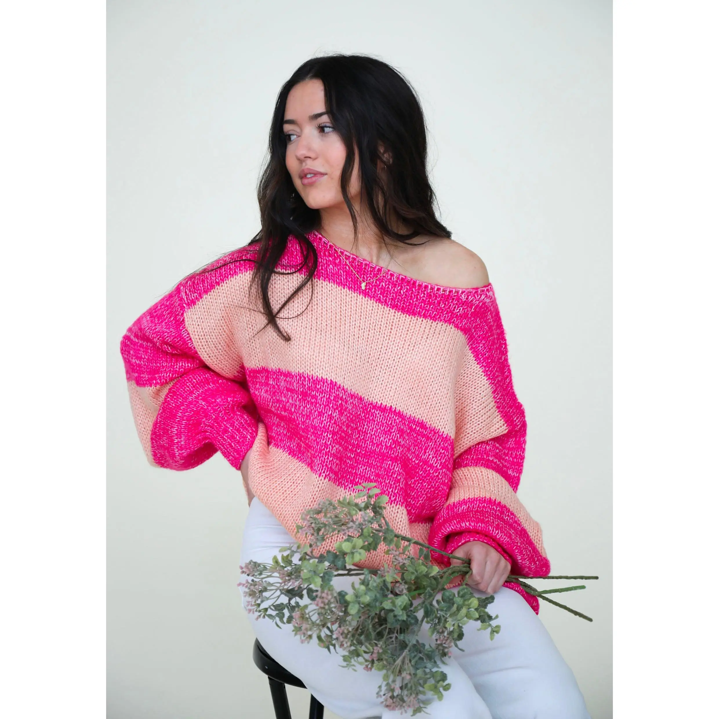 Oversized Relaxed Fit (Fuchsia)
