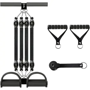 Pedal Type Tensioner Home Workout Device for Men Abdominal Back Muscle Training Multifunctional Ab Crunch Trainer Ab Fitness Machine