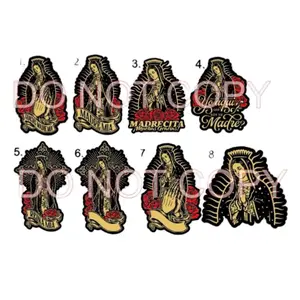 La Virgen De Guadalupe Vinyl Stickers - Colorful Decor Decorative Set Ornaments 8 Different Styles Truck Decal Vehicle Exterior Decoration