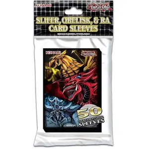 (50) Konami Yu-Gi-Oh! Trading Card Slifer, Obelisk, Ra Sleeves