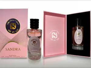 Sally Collection Sandra EDP For Women 3.4FL.OZ 100ML Floral & Woody Perfume with Jasmine Saffron Amber Notes Elegant Oriental Fragrance